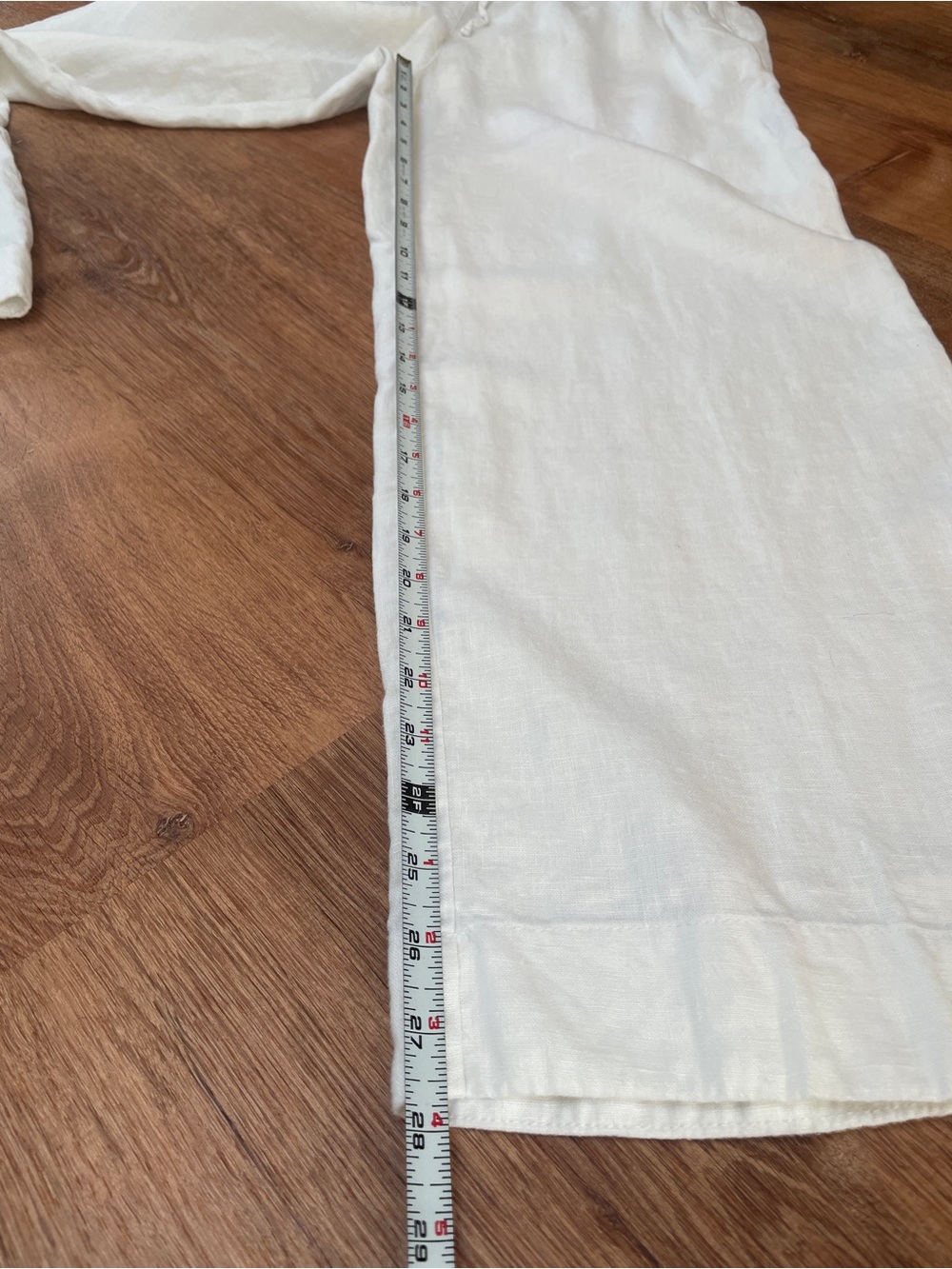 Tommy Bahama Womens Linen Wide Leg Pants Small White Drawstring Coastal Beachy # - Picture 7 of 7